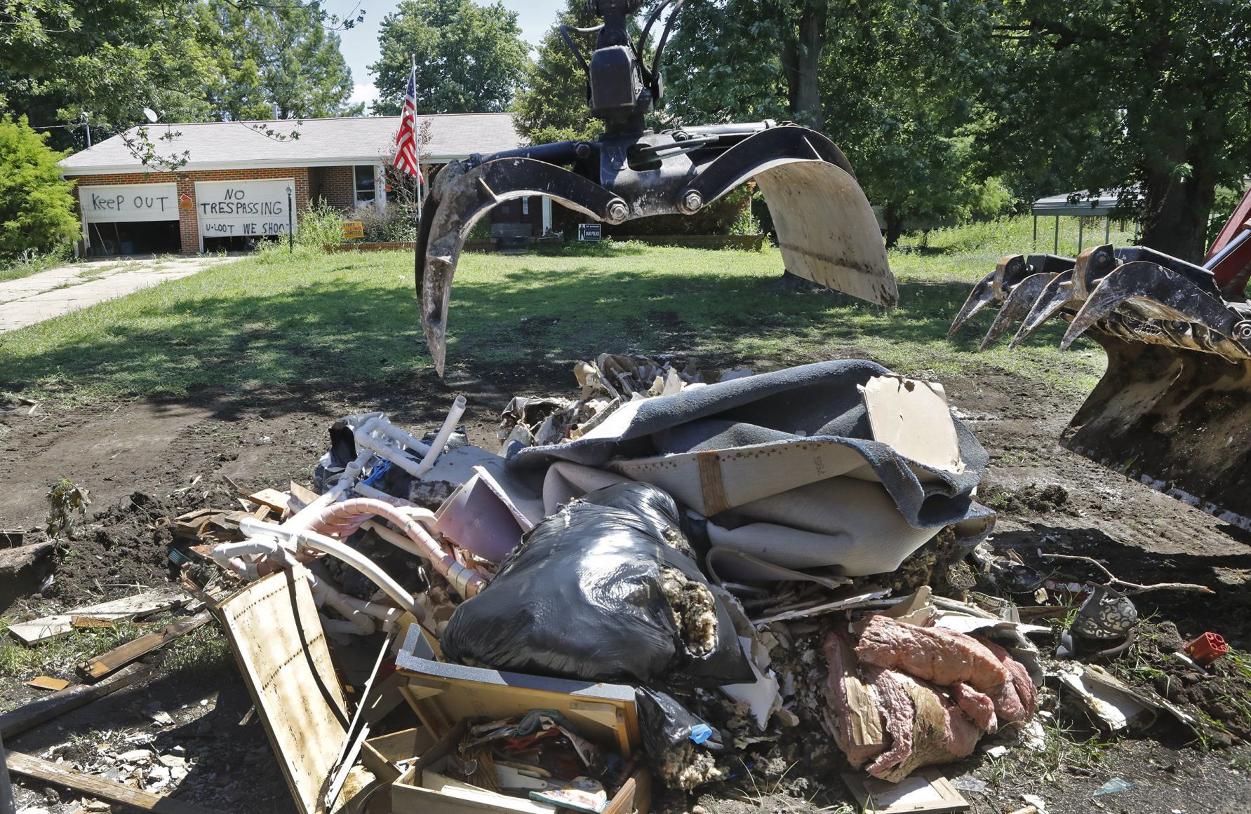 St. Charles County is cleaning up flood debris